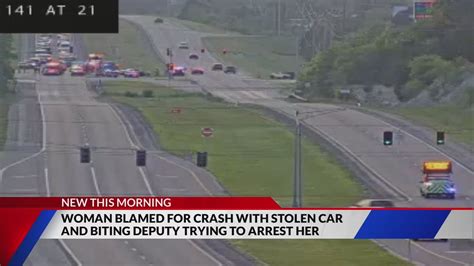 Bizarre crime: Woman steals car, drives wrong on Hwy 141